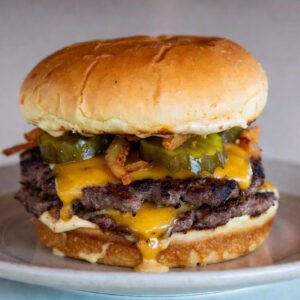 Melta Garlic Smash Beef Burger